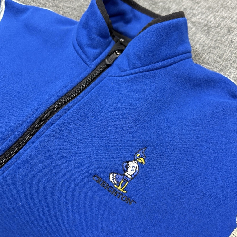 Creighton Blue Jays 1/4 Zip Sweatshirt Mens XL Blue‎ Fleece Under Armour NCAA
